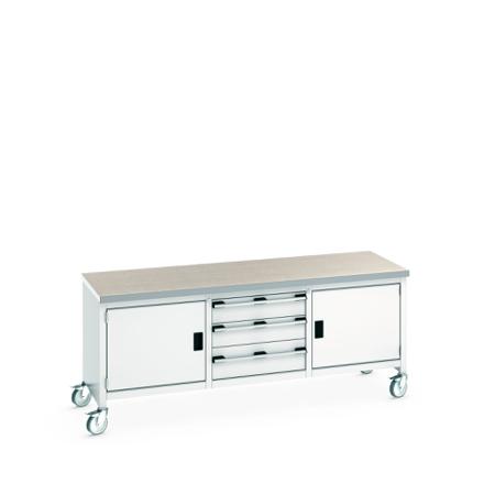 41002126-16V Bott 41002126.16V Portable Sheet Steel Workbench, 840mm x 750mm x 2000mm