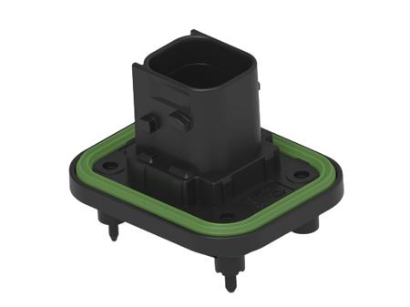 1-2377477-1 TE Connectivity 1-23774 Series Vertical Panel Mount PCB Header, 6 Contact(s), 6mm Pitch, 2 Row(s), Shrouded