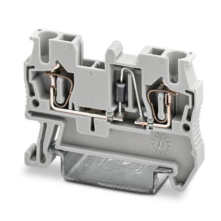 3036262 Phoenix Contact  ST 2.5-DIO/L-R Series Grey, Single-Level, Spring Clamp Termination