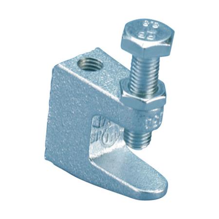 386810 nVent CADDY Galvanised Cast Iron Beam Clamp, 122.3kg Holding Weight, Fits Channel Size 18mm