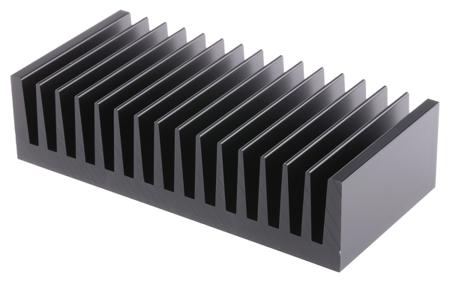 SK85-75-SA Fischer Elektronik Heatsink, Universal Rectangular Alu, 1.1K/W, 75 x 160 x 40mm