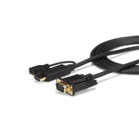 HD2VGAMM6 StarTech.com HDMI to VGA Adapter, 1.829m Length - 1920 x 1200 Maximum Resolution