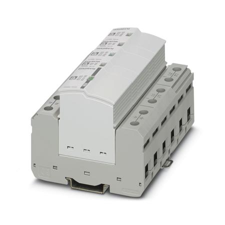 2905468 Phoenix Contact 2 Phase Surge Protector, 100kA, DIN Rail Mount