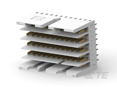 2042088-1 TE Connectivity Z-PACK Series Vertical PCB Mount PCB Header, 192 Contact(s), 1.45mm Pitch, 8 Row(s), Unshrouded