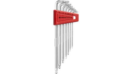 PB 3212.LH-6 PB SWISS TOOLS 7 piece L Shape Metric Hex Key Set, 1.5 mm, 2.5 mm, 2 mm, 3 mm, 4 mm, 5 mm, 6 mm