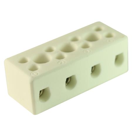 CHTB6/4N CAMDENBOSS CHTB Series Connector, 4-Way, 41A, 4 mm², 6 mm² Wire, Screw Termination