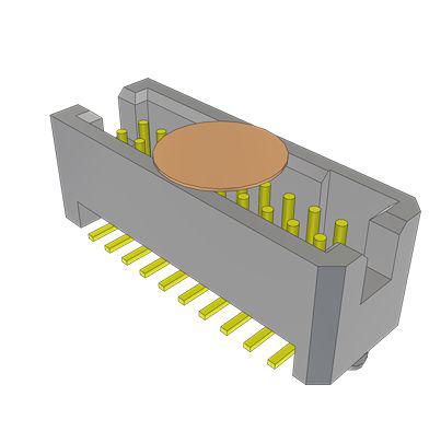 TFM-110-02-S-D-A-K Samtec TFM Series Vertical Surface Mount PCB Header, 20 Contact(s), 1.27mm Pitch, 2 Row(s), Shrouded