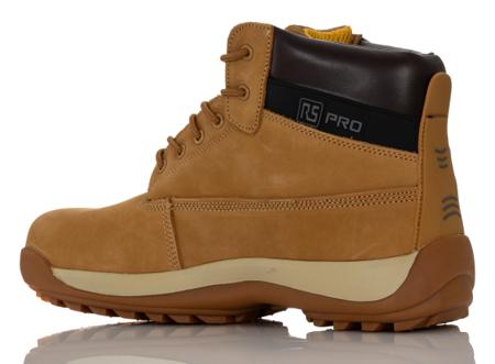 RS35-007 RS PRO Honey Fibreglass Toe Capped Men's Ankle Safety Boots, UK 7, EU 41