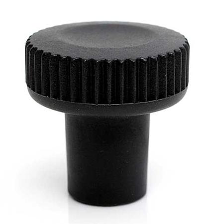 188-944 RS PRO Black Thermoplastic Thumbscrew Clamping Knob, M5, Threaded Mount