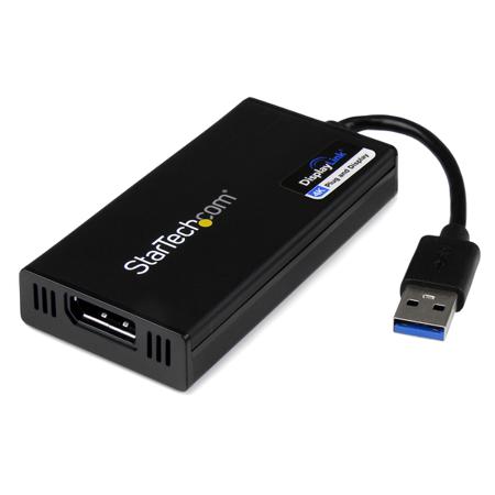 USB32DP4K StarTech.com USB A to DisplayPort Adapter, USB 3.0, 1 Supported Display(s) - 4K @ 30Hz