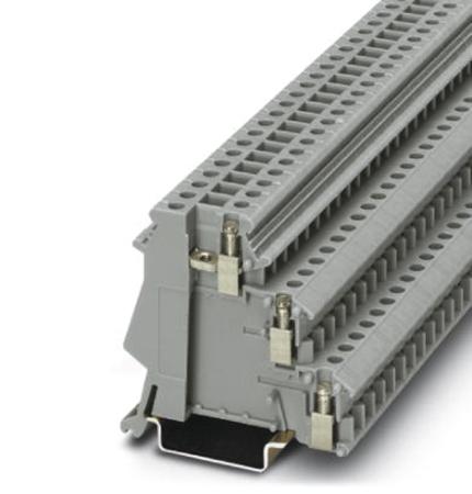 2715966 Phoenix Contact  DIK 1.5 Series Grey, 2.5mm², Triple-Level, Screw Termination
