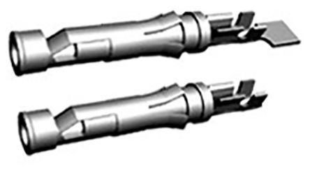 66565-3 TE Connectivity Type III+ Crimp Contact, Female, 0.2mm² to 0.6mm², 24AWG to 20AWG, Gold over Nickel Plating