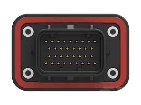 1-2388688-4 TE Connectivity, SUPERSEAL Automotive Connector Plug Black PCB Mount 34 Way, Through Hole Termination