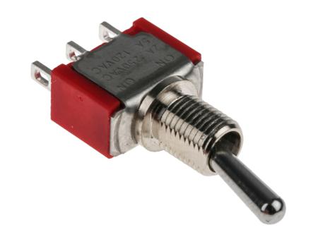 448-0747 RS Pro SPDT Toggle Switch, On-On, Panel Mount