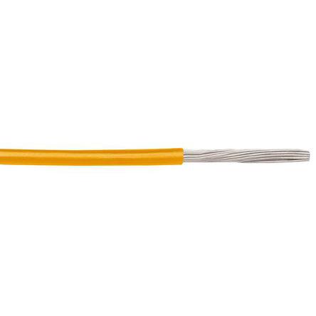 1555 OR005 Alpha Wire Hook-up Wire PVC Series Orange 0.75 mm² Hook Up Wire, 18 AWG, 16/0.25 mm, 30m, PVC Insulation,