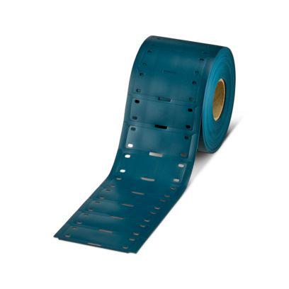 0802993 Phoenix Contact WMTB HF Cable Tie Cable Marker, Dark Blue, Pre-printed "Unlabeled", = 6mm Cable, for Conductors And