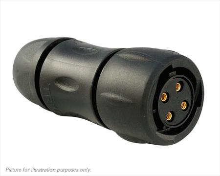 UTS6JC124S Souriau Sunbank by Eaton Circular Connector, 4 Contacts, Cable, Standard Connector, Socket, Female, IP68, IP69K, UTS
