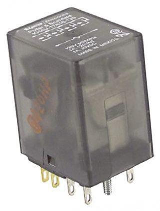 KHAU-17D16-12 TE Connectivity 4PDT Non-Latching Relay Plug In, 12V Coil, 1 A