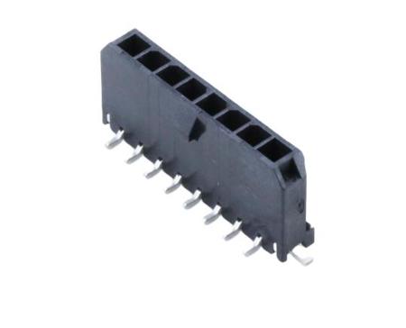 436500824 Molex 43650 Series Vertical Surface Mount PCB Header, 8 Contact(s), 3 mm Pitch, 1 Row, Shrouded