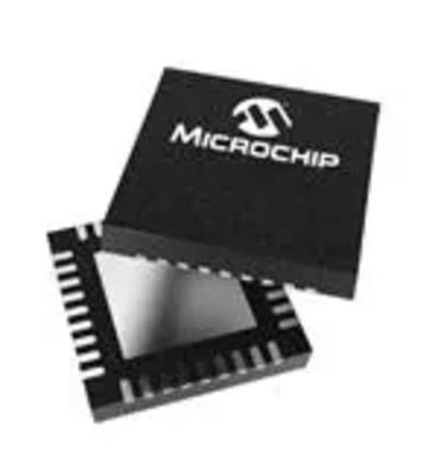 LAN96455F-I-8NW Microchip LAN96455F-I/8NW, Ethernet Switch, -0.3 V 1 Gbps I2C, RGMII, RMII, SGMII, SPI, 156-Pin 3.63V VQFN