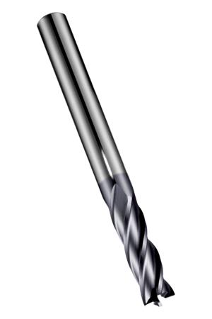 S9442-0 Dormer End Mill, 2mm Cutter, Solid Carbide, 3 mm Shank, 6mm Cut Length