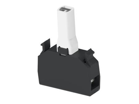 LHEGR24 TE Connectivity Green Push Button Bulb Holder for Use with Pushbutton Switches