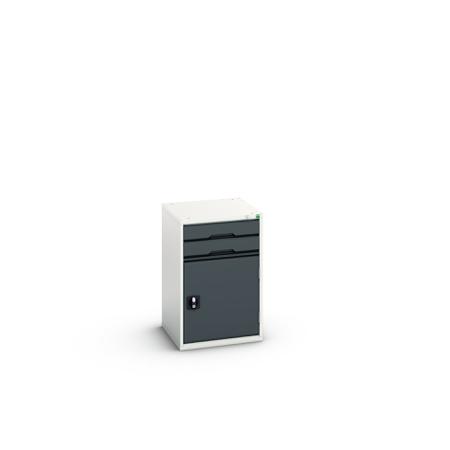 16925016-19 Bott 2 Cabinet, Steel, 800mm x 525mm x 550mm, Anthracite Grey, Light Grey