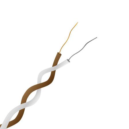 611-7974 RS PRO Type T Thermocouple Cable/Wire, 50m, Unscreened, PFA Insulation, +260°C Max, 1/0.2mm