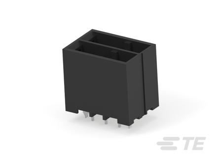 3-178140-5 TE Connectivity Dynamic 3000 Series, 5.08mm Pitch 6 Way Shrouded Straight PCB Header, Through Hole, Solder Termination