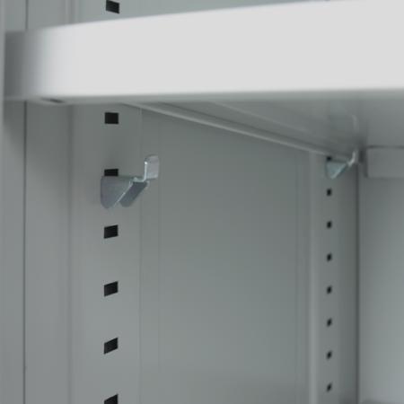 214-225 RS PRO 2 Door Steel Floor Standing Cupboard, 1830 x 1219 x 457mm