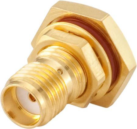 32K607-303L5 Rosenberger SMA Series, Jack Panel Mount, 50Ω, Solder Termination, Straight Body