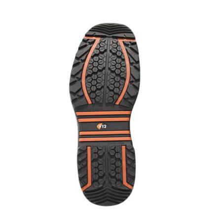 V1710-02 V12 Footwear CHALLENGER IGS Women's Black Toe Capped Safety Shoes, UK 2, EU 35