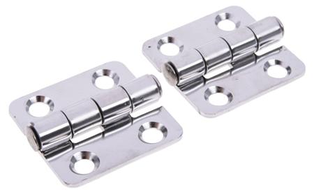 749-1706 RS Pro Stainless Steel Hinge, 38mm x 40mm x 2mm