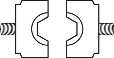 985915 Facom Crimp Die, Terminal, Wire size 10mm²