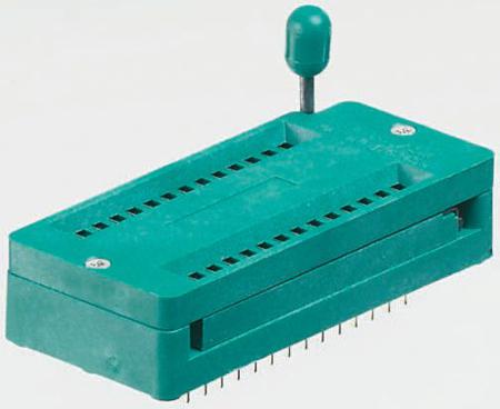 248-1282-00-0602J 3M, Textool 2.54mm Pitch Vertical 48 Way, Through Hole Closed Frame ZIF IC Dip Socket, 1A