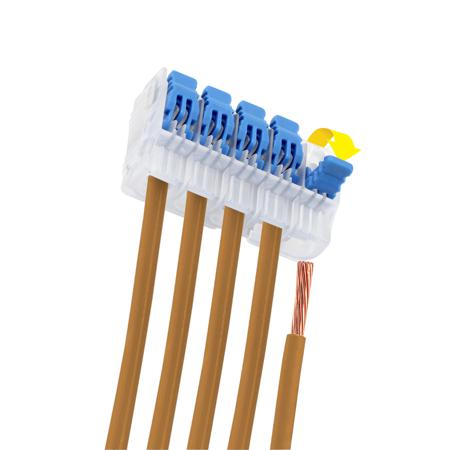 30-0095 Gen II Lever Wire Splice Wire Splice Connector, Blue, Insulated 24 → 12 AWG