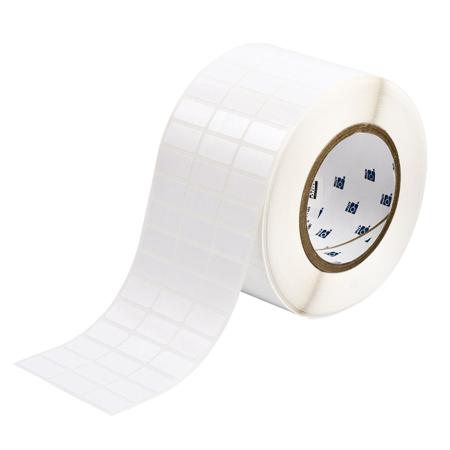 062390 Brady R6000HF White Label Roll, 25.4mm Width, 12.7mm Height, 10000Per Roll Qty