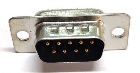 199-118 RS PRO 9 Way Panel Mount D-sub Connector Plug, with Panel