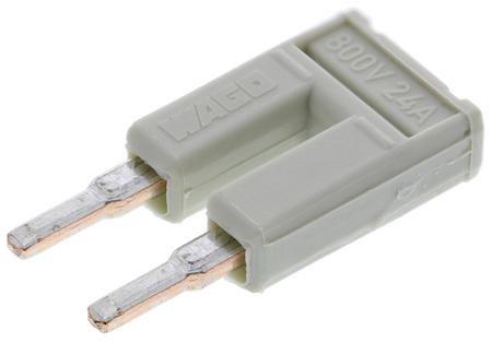 2002-402 WAGO TOPJOB S, 2002 Series Jumper Bar for Use with 2002 Series Terminal Blocks, 25A