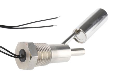 SSF215X100 Sensata Cynergy3 SSF215 Series Horizontal Stainless Steel Float Switch, Float, 1m Cable, NO/NC, 300V ac Max, 300V dc Max