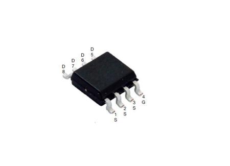 SI4153DY-T1-GE3 Vishay Si4153DY Type P-Channel MOSFET, -19.3 A, 30 V, 8-Pin SO-8