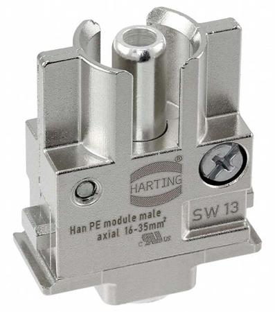 09140012633 HARTING Heavy Duty Power Connector Module, Male, Han-Modular Series, 1 Contacts
