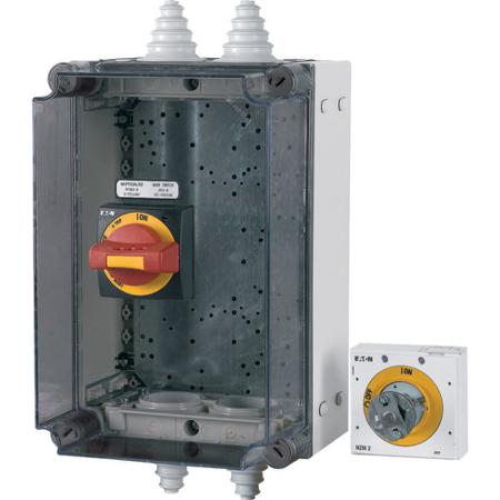 271529-NZM2-XCI43-TVDVR Eaton xEnergy Safety Ci Series Red, Yellow Plastic General Purpose Enclosure, IP65, 375 x 250 x 225mm