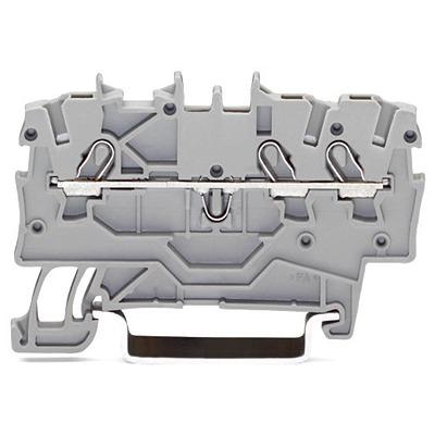 2000-1306 WAGO TOPJOB S Series DIN Rail Terminal Block, 1mm², 1-Level, Push-In Cage Clamp Termination, ATEX, EAC Ex,