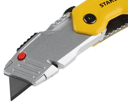 0-10-825 Stanley , Retractable Folding; Utility Trimming Knife with 140mm Standard Blade