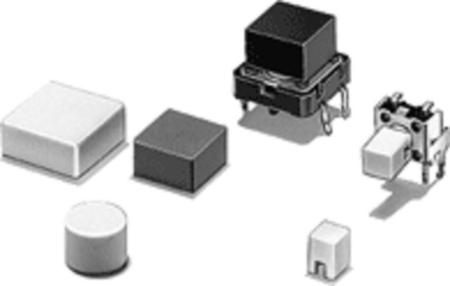 B32-2110 Omron Black Tactile Switch Cap for B3F series, B3FS series, B3W series,