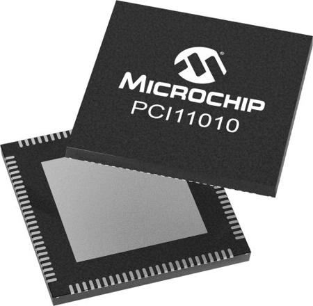 PCI11010-I/ZVX Microchip , Ethernet Switch IC, 2500Mbps SPI, PCI, 100-Pin VQFN