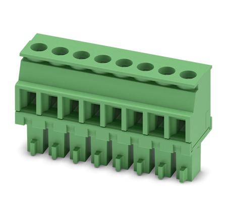 1827185 Phoenix Contact, 3.81mm Pitch, MCVR 1.5/ 8-ST-3.81, 8 Way, , Pluggable Terminal Block, Plug, Cable Mount, Screw