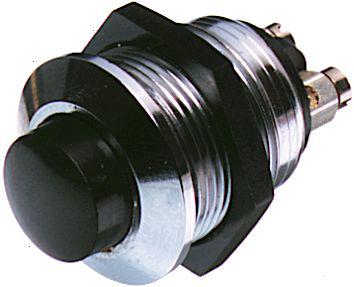 MP0012 Bulgin Push Button Switch, Momentary, Panel Mount, 19.2mm Cutout, SPST, 110/250V ac