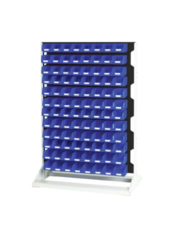 16917325.19V Bott Steel Louvre Panel Storage Unit, 550mm x 1000mm x 1450mm, Anthracite Grey